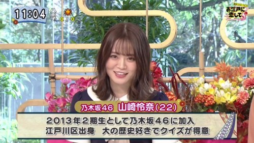 [TV-Variety] 191130 週末ハッピーライフ！お江戸に恋して (乃木坂46 山崎怜奈)