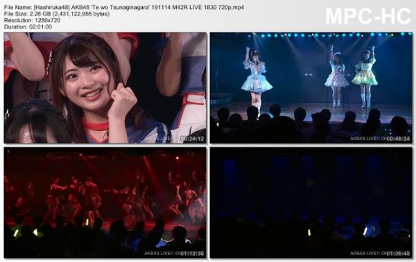 AKB48 ‘Te wo Tsunaginagara’ 191114 M42R LIVE 1830