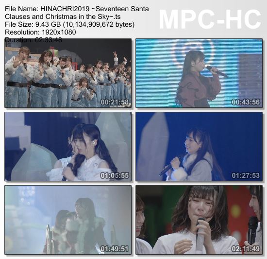 [TV-Variety] 日向坂46 – ひなくり2019 ～17人のサンタクロースと空のクリスマス～ DAY2 (dTVチャンネル 2019.12.18)